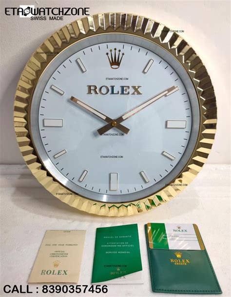 rolex style wall clock|official Rolex wall clock.